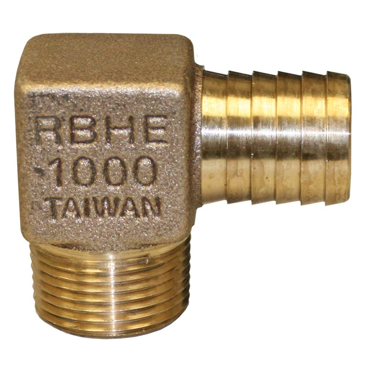 No-Lead Bronze Combination MIP Elbow x Insert Barb – Durable Plumbing Fitting | RBHENL