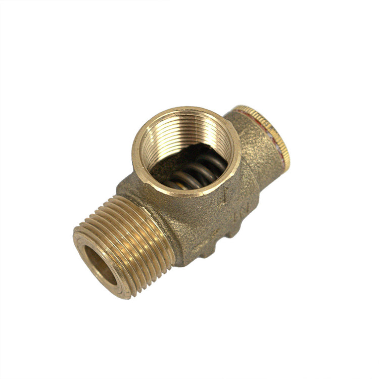 Brass (No Lead) Pressure Relief Valve – 75 PSI & 100 PSI Options | Cold Water System Protection