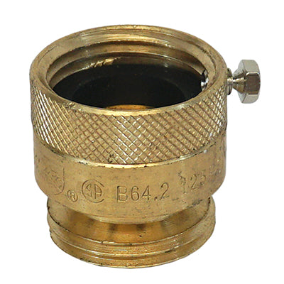 3/4" No-Lead Brass Vaccuum Breaker with Auto Drain - BVBNL75M