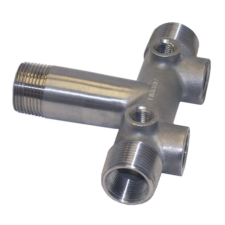 Stainless Steel Tank Tee with Drain Holes | SSAT