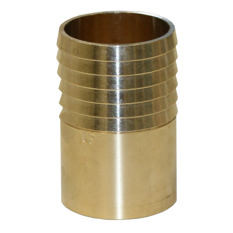 Yellow Brass No-Lead Solder Adapter – Durable Plumbing Fitting