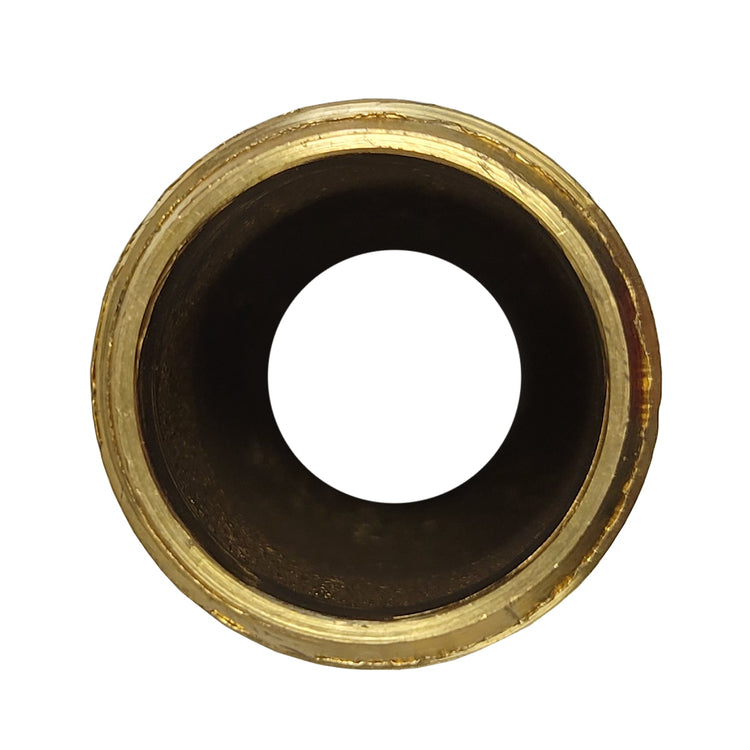 Round Yellow Brass Male Adapter – No Lead, MIP Connection
