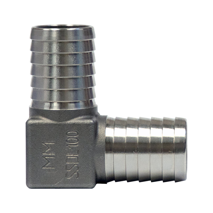 Insert Stainless Steel Elbow – Corrosion-Resistant 90° Fitting for Flexible Poly Pipe