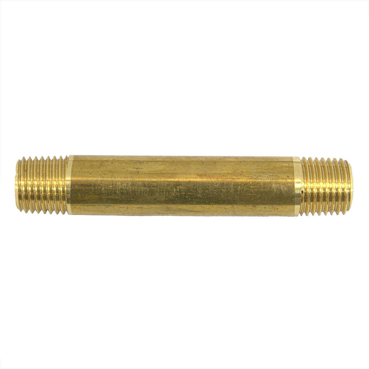 No-Lead Brass Pipe Nipple – Durable Lead-Free Fitting for Plumbing Applications
