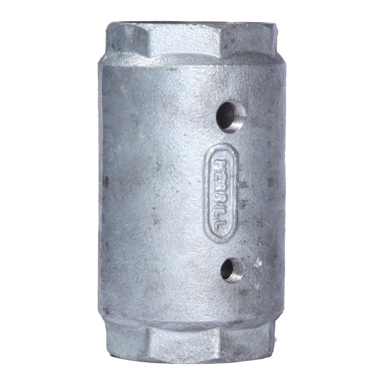 Merrill Double Tap Check Valve – Zinc-Plated, No-Spin Poppet, Dual Taps | CVIT