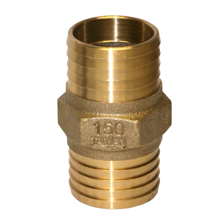 No-Lead Brass Coupling With Hex| Plastic Pipe to Pipe Connector