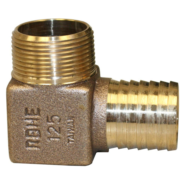 No-Lead Bronze Combination MIP Elbow x Insert Barb – Durable Plumbing Fitting | RBHENL
