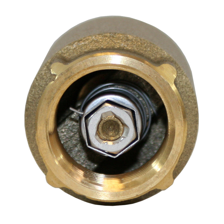 No-Lead Brass Check Valve with No-Spin Poppet | CVNL