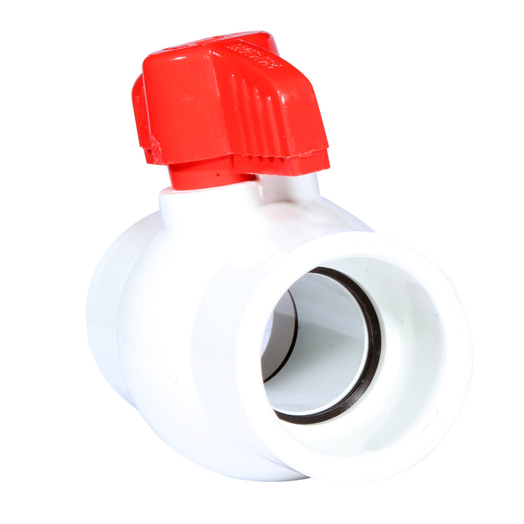 PVC Ball Valve – Full Port | High-Flow Direct Glue Connection