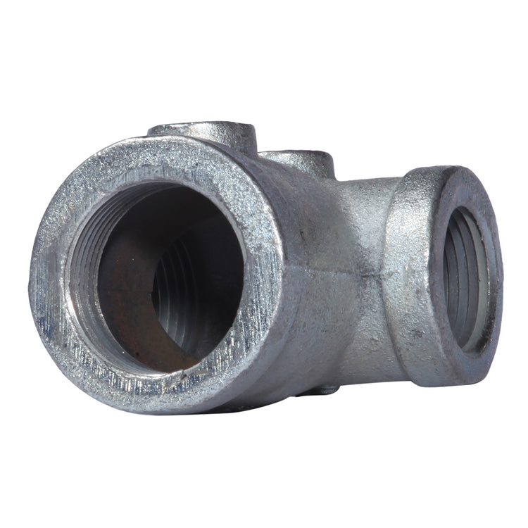 Galvanized Tank Tee – Duotile Gray Iron Tee for Water Systems | IATB