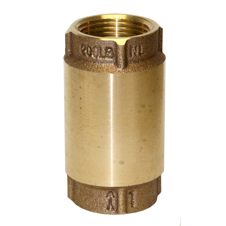 No-Lead Bronze Check Valve – No-Spin Poppet, High Performance, Corrosion-Resistant | CVANL