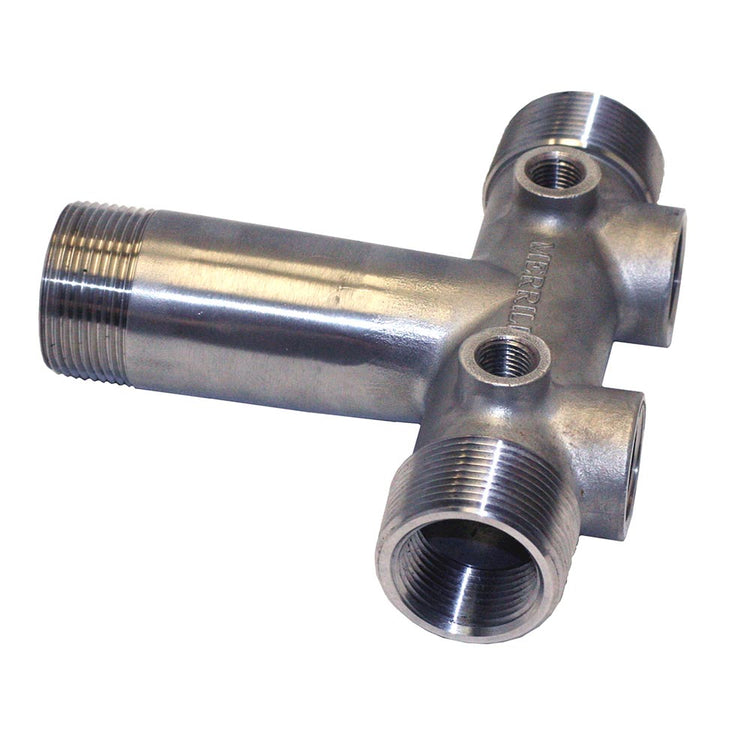 Stainless Steel Tank Tee with Drain Holes – No-Lead, Durable, Corrosion-Resistant | SSAT1-1/4