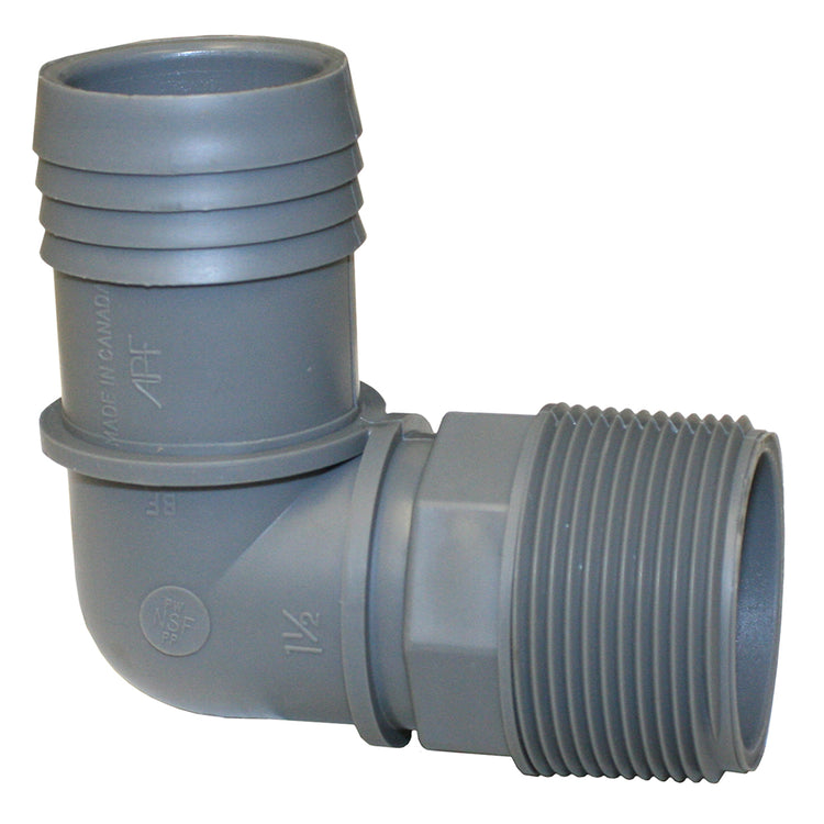 Plastic Combination Elbows – Nylon, Polyethylene & PVC Pipe to Iron Pipe Fittings | PHE