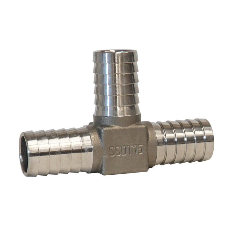 Insert Stainless Steel Tee – Durable 304 Stainless Steel Fitting for Flexible Poly Pipe
