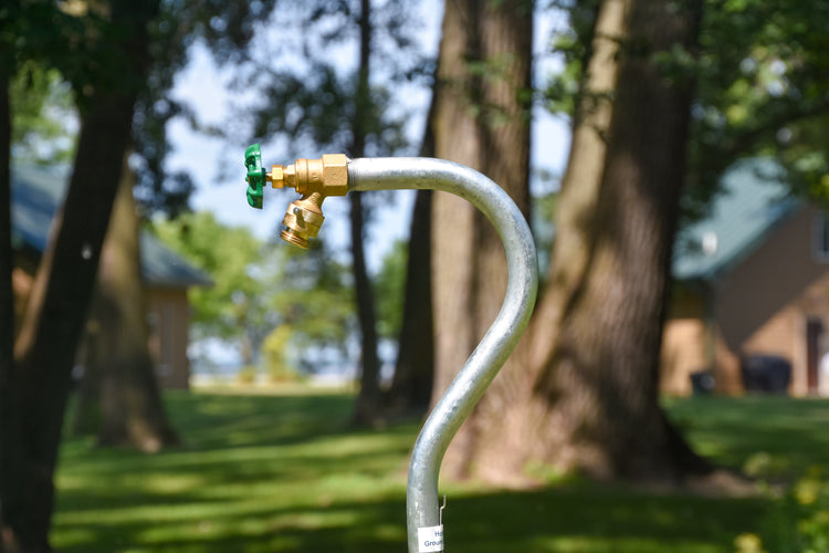 Hide-Drant Removable and Sanitary Hydrant | Curved Hidedrant