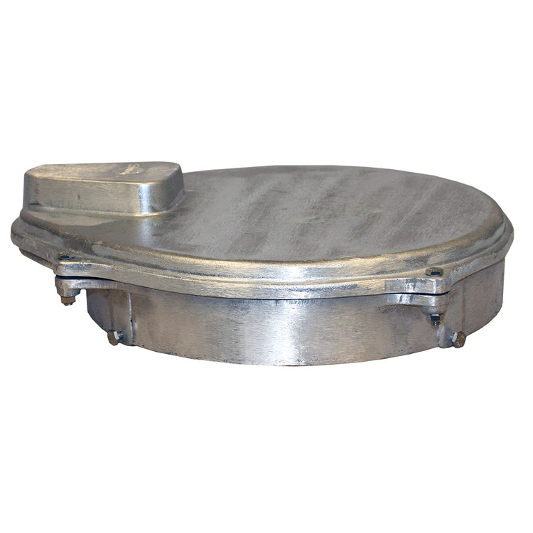 12" Aluminum Well Cap with Conduit Tapping – Durable and Lightweight