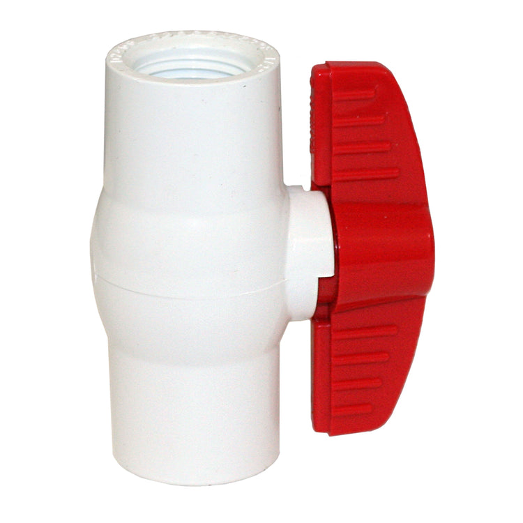 PVC Ball Valve – Full Port | High-Flow Direct Glue Connection