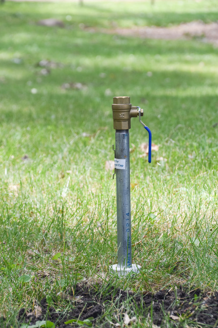 Hide-Drant Straight No-Lead PVC Sanitary Frost-Proof Yard Hydrant - Ideal For Sprinkler On Top