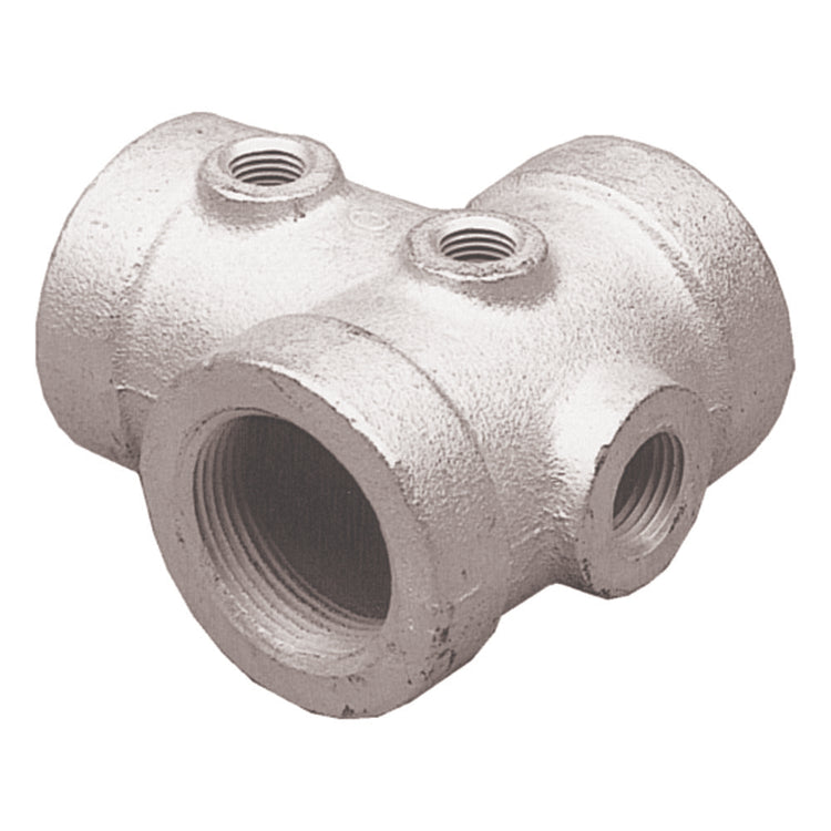 Galvanized Tank Tee – Durable Gray Iron Connector for Water Systems | IATB