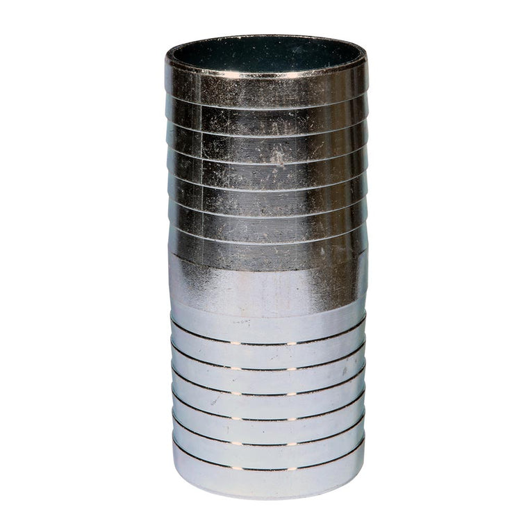 Zinc Plated Steel Coupling Insert Fitting for Poly Pipe Connections – Heavy-Duty Water Well Adapter | SCP