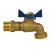No-Lead Boiler Drain – 3/4" Hose Threaded Outlet, Heavy-Duty Handle
