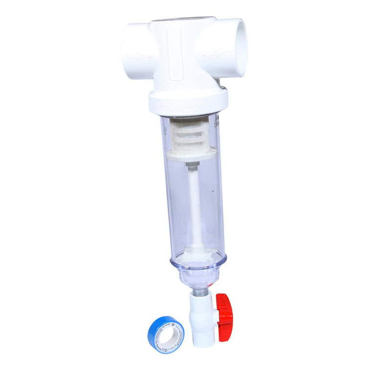Sediment Trapper with Slip x Slip Connections – Clear Cover, Reusable Screens | SPIN-ST-F