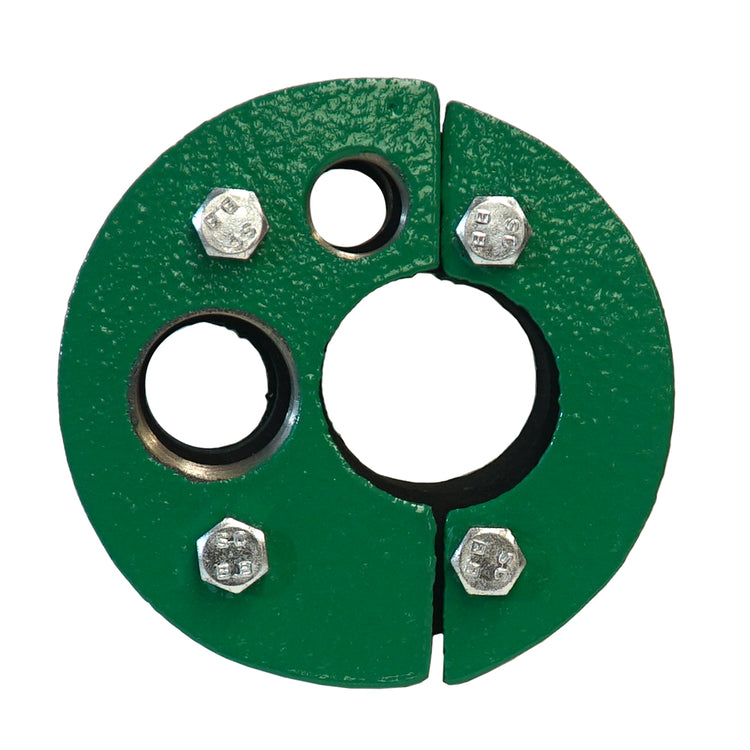 WS Series Cast Iron Well Seal – Single Drop Pipe with Split Top Plate, Cable Tapping & Vent | WS Split