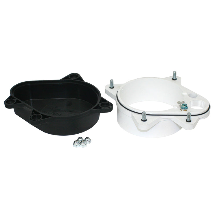 WCOPP Series Sanitary Watertight Cap with 3 or 4 Bolt Holes – UV Resistant Molded Plastic