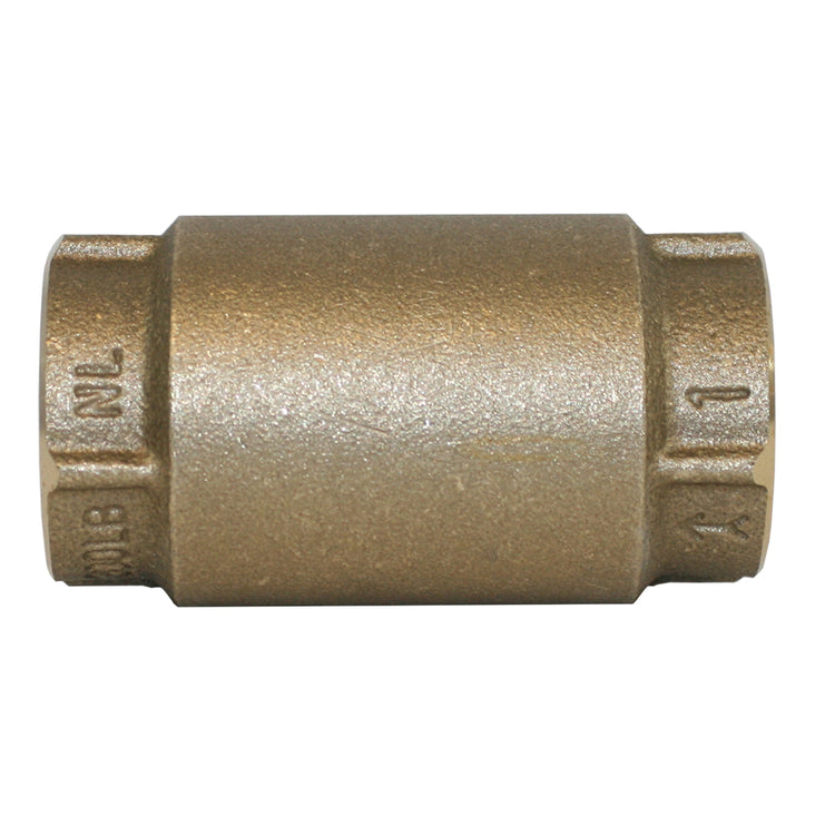 No-Lead Brass Check Valve with No-Spin Poppet | CVNL