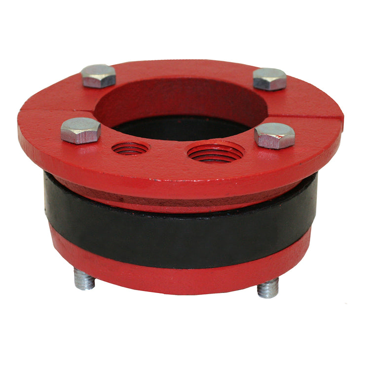 WS Series Cast Iron Well Seal – Single Drop Pipe with Split Top Plate, Cable Tapping & Vent | WS Split