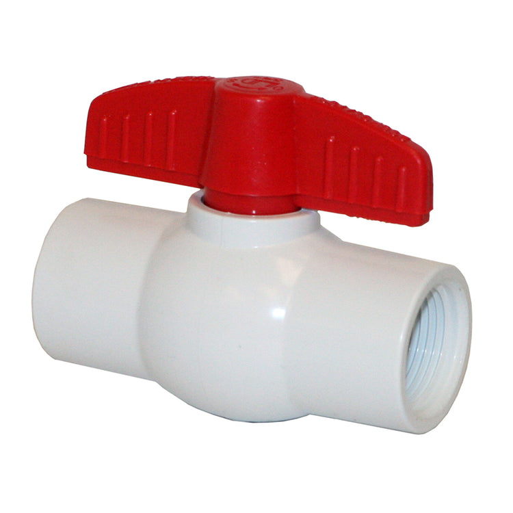 PVC Ball Valve – Full Port | High-Flow Direct Glue Connection