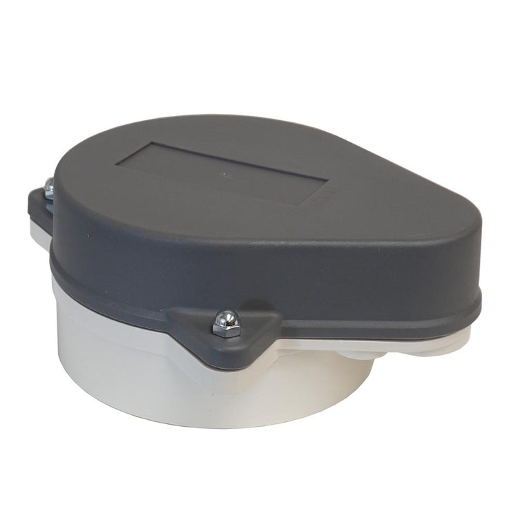 WCOPP Series Sanitary Watertight Cap with 3 Bolt Holes – UV Resistant Molded Plastic | WCOPP