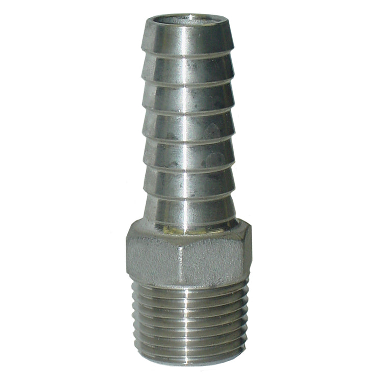 Stainless Steel Male Adapter with Hex – Plastic Pipe to MIP