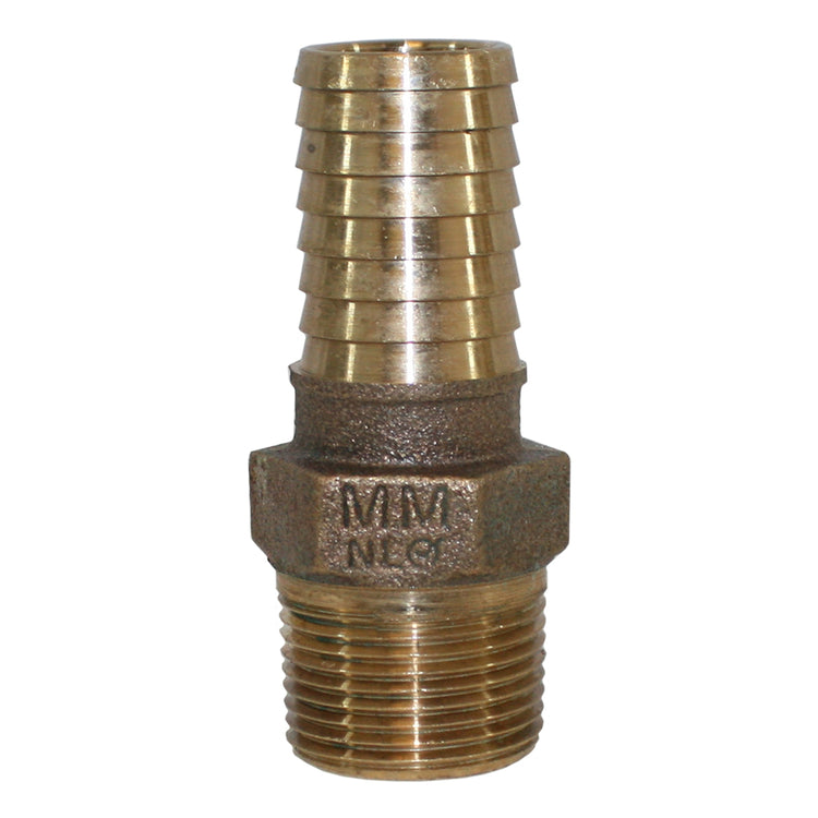 No-Lead Bronze Male Adapter – MIP to Plastic Pipe with Hex Head