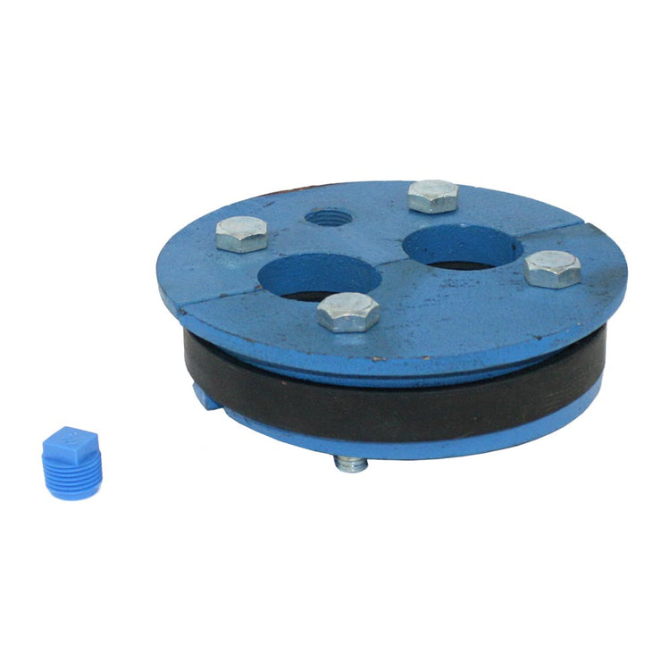WS Series Well Seal Double Drop Pipe – Painted Cast Iron with Rubber Packer | WS Double Drop Split