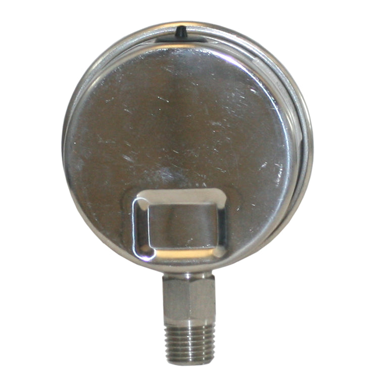 Dial Liquid-Filled Stainless Steel Pressure Gauge – 304 Mount, No Lead