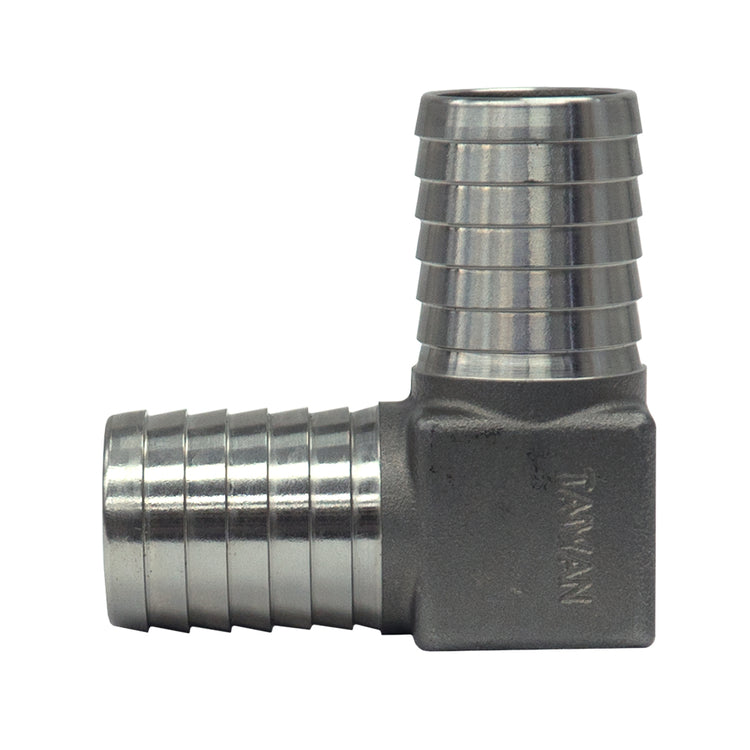 Insert Stainless Steel Elbow – Corrosion-Resistant 90° Fitting for Flexible Poly Pipe