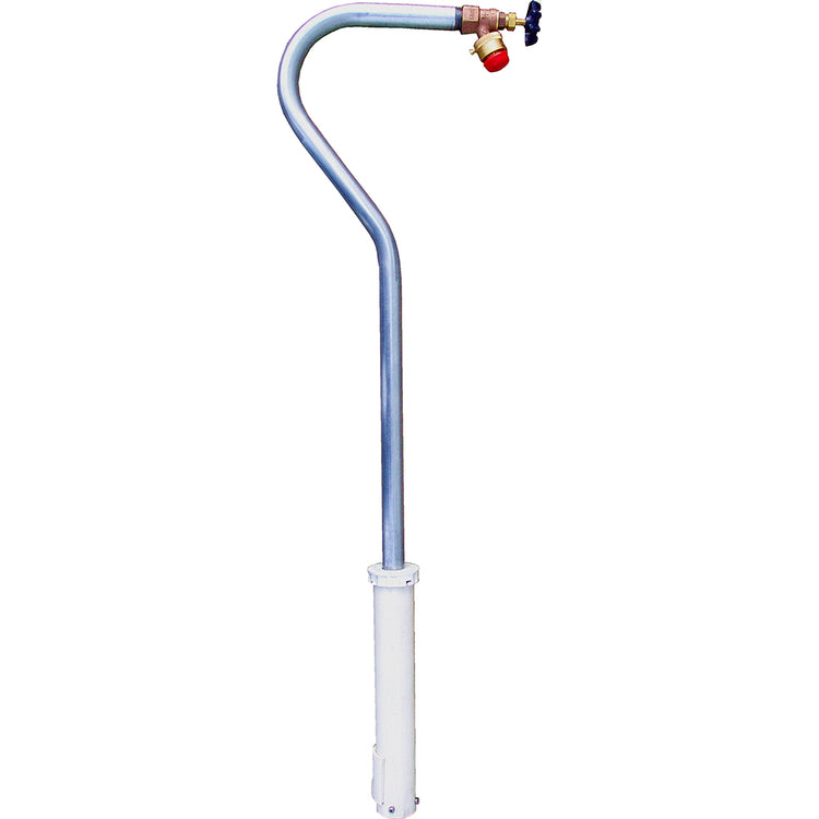 Hide-Drant Straight No-Lead PVC Sanitary Frost-Proof Yard Hydrant - Ideal For Sprinkler On Top