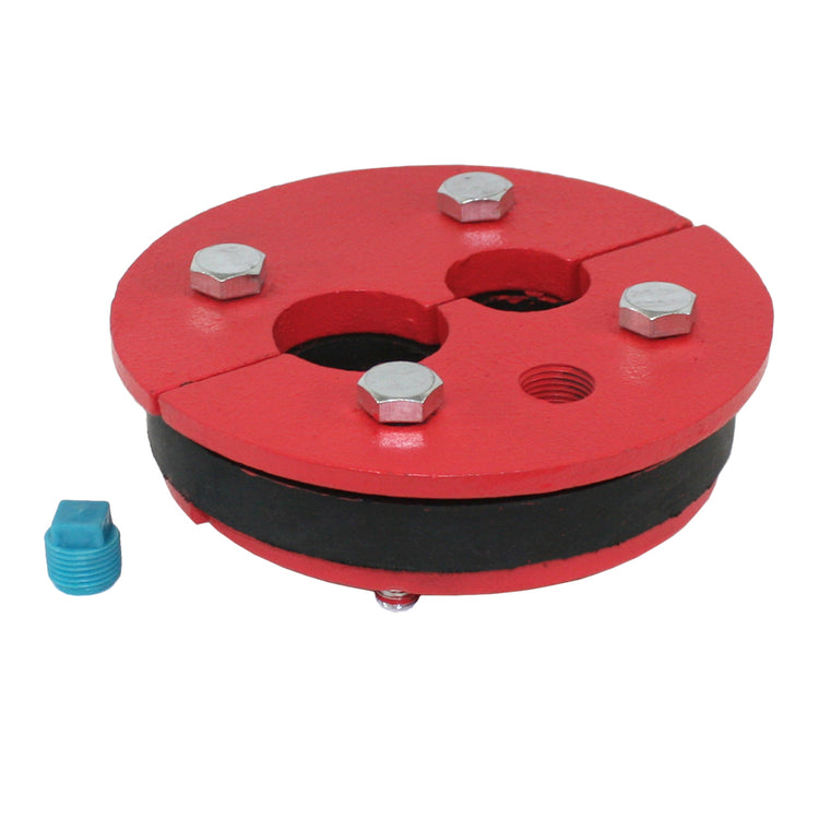 WS Series Well Seal Double Drop Pipe – Painted Cast Iron with Rubber Packer