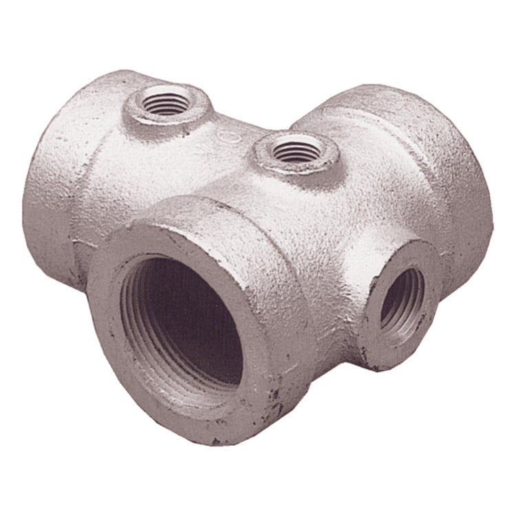 Galvanized Tank Tee – Duotile Gray Iron Tee for Water Systems | IATB