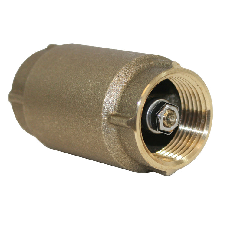 No-Lead Brass Check Valve with No-Spin Poppet | CVNL