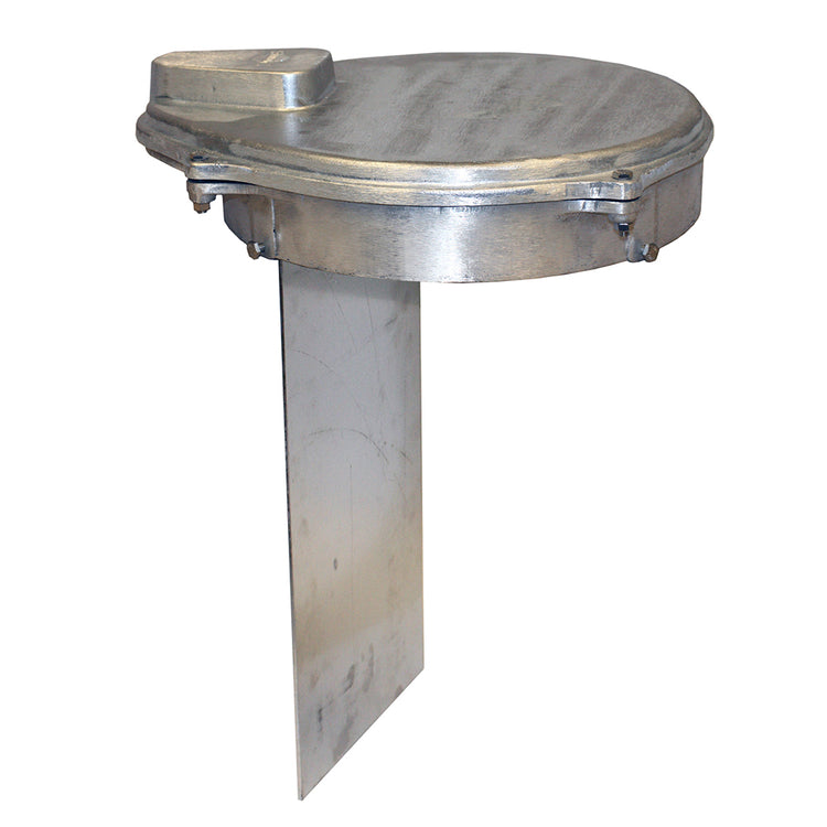 12" Aluminum Well Cap with Conduit Tapping – Durable and Lightweight | WCH