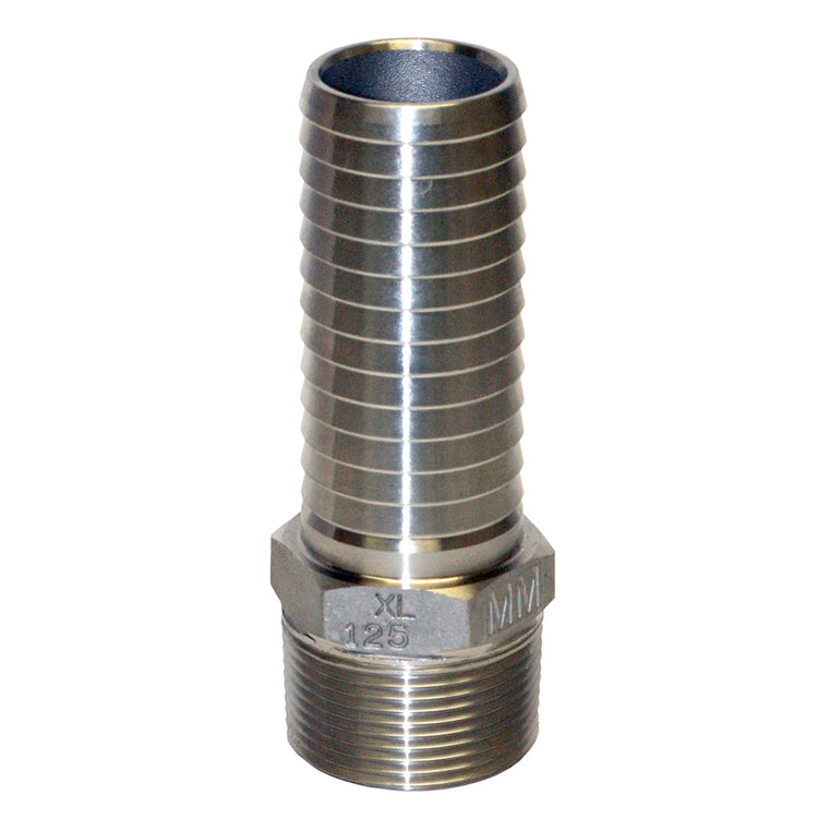Stainless Steel Male Adapter with Hex | SSMA Fitting – Plastic Pipe to MIP | Made in the USA