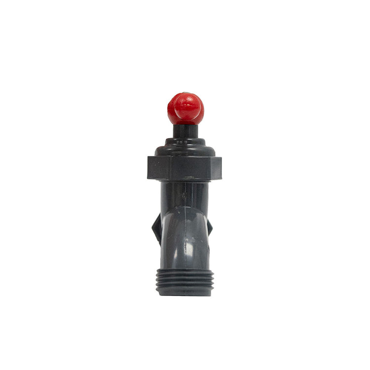 PVC Boiler Drain Valve with Hose Bibb – Gray | Corrosion-Resistant Drain Valve for Residential & Commercial Use