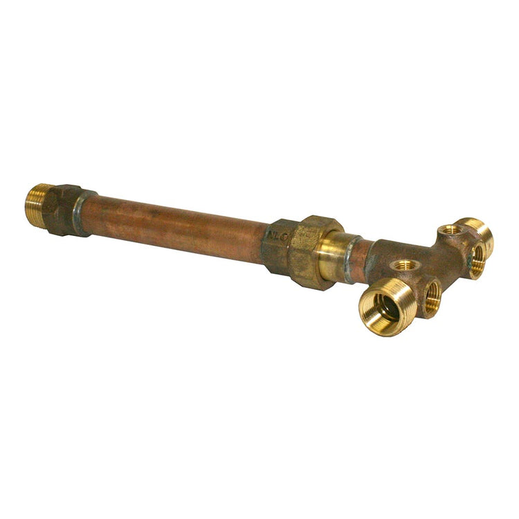 1" No-Lead Brass Tank Tee with Union – Female Input | BATNL1UF