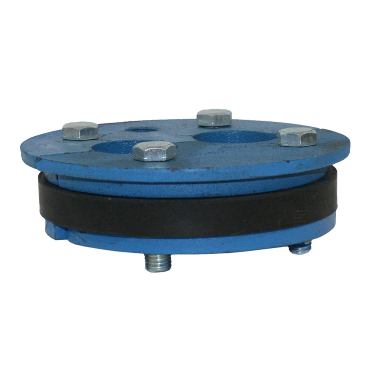 WS Series Well Seal Double Drop Pipe – Painted Cast Iron with Rubber Packer