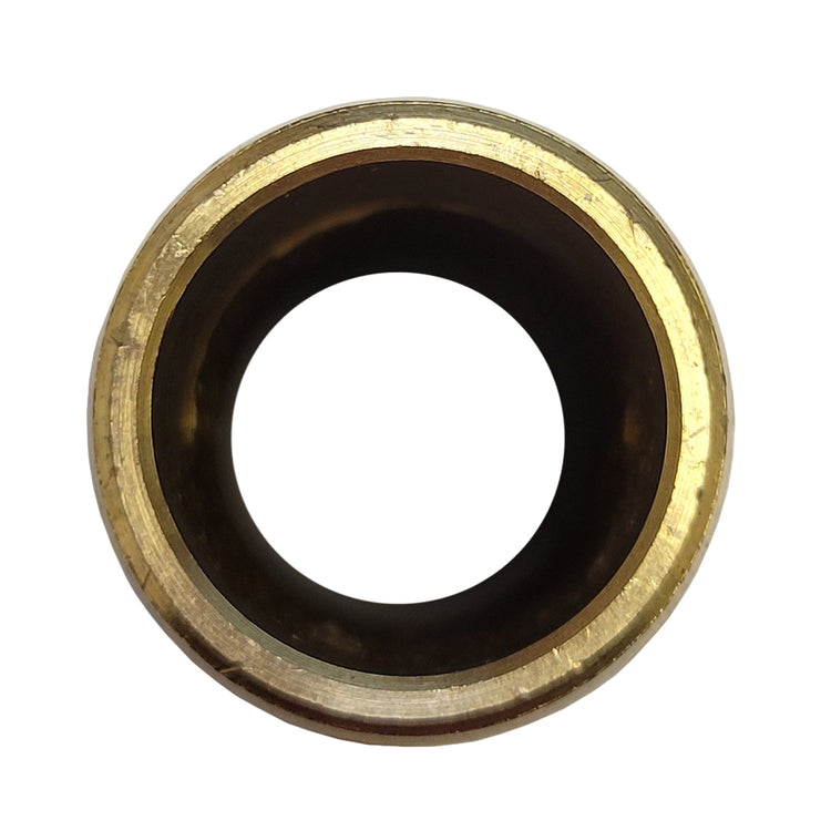 Round Yellow Brass Male Adapter – No Lead, MIP Connection