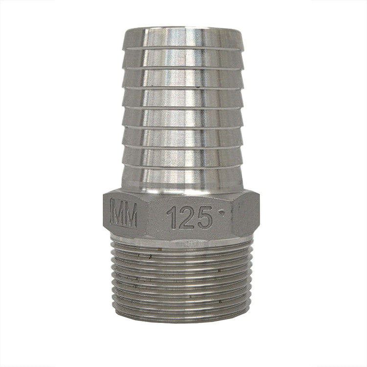 Stainless Steel Male Adapter with Hex | SSMA Fitting – Plastic Pipe to MIP | Made in the USA
