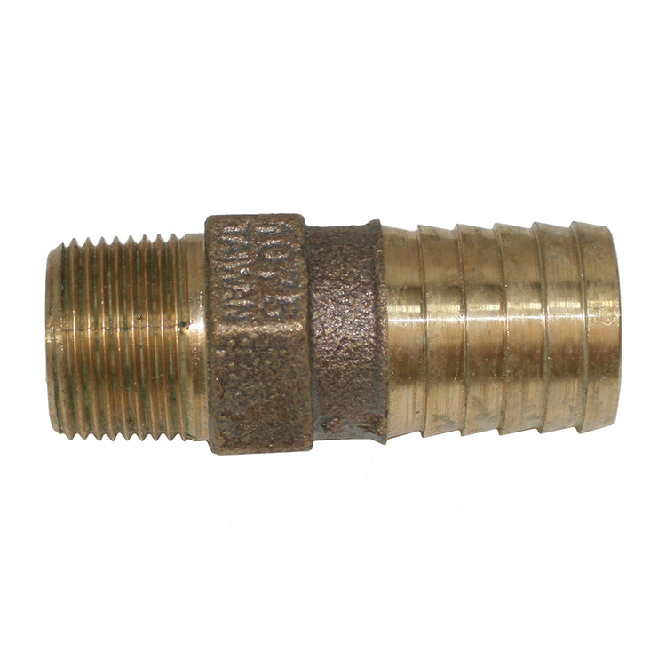 No-Lead Bronze Male Adapter – MIP to Plastic Pipe with Hex Head