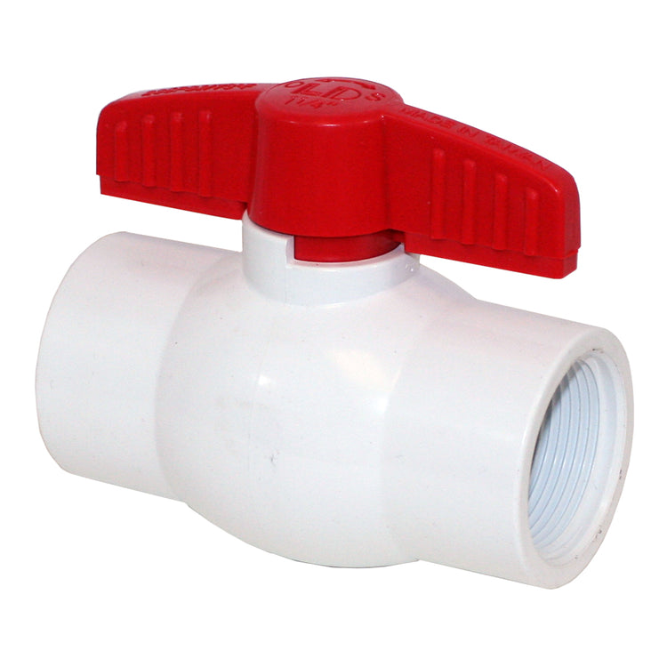 PVC Ball Valve – Full Port | High-Flow Direct Glue Connection